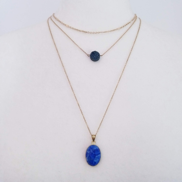 PANACEA Multi-Layered Pendant Necklace - Picture 1 of 11